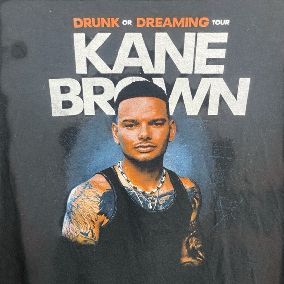 Kane Brown Men’s/ Unisex Double Sided Graphic Short Sleeve T-Shirt Size NO TAG - Picture 2 of 7